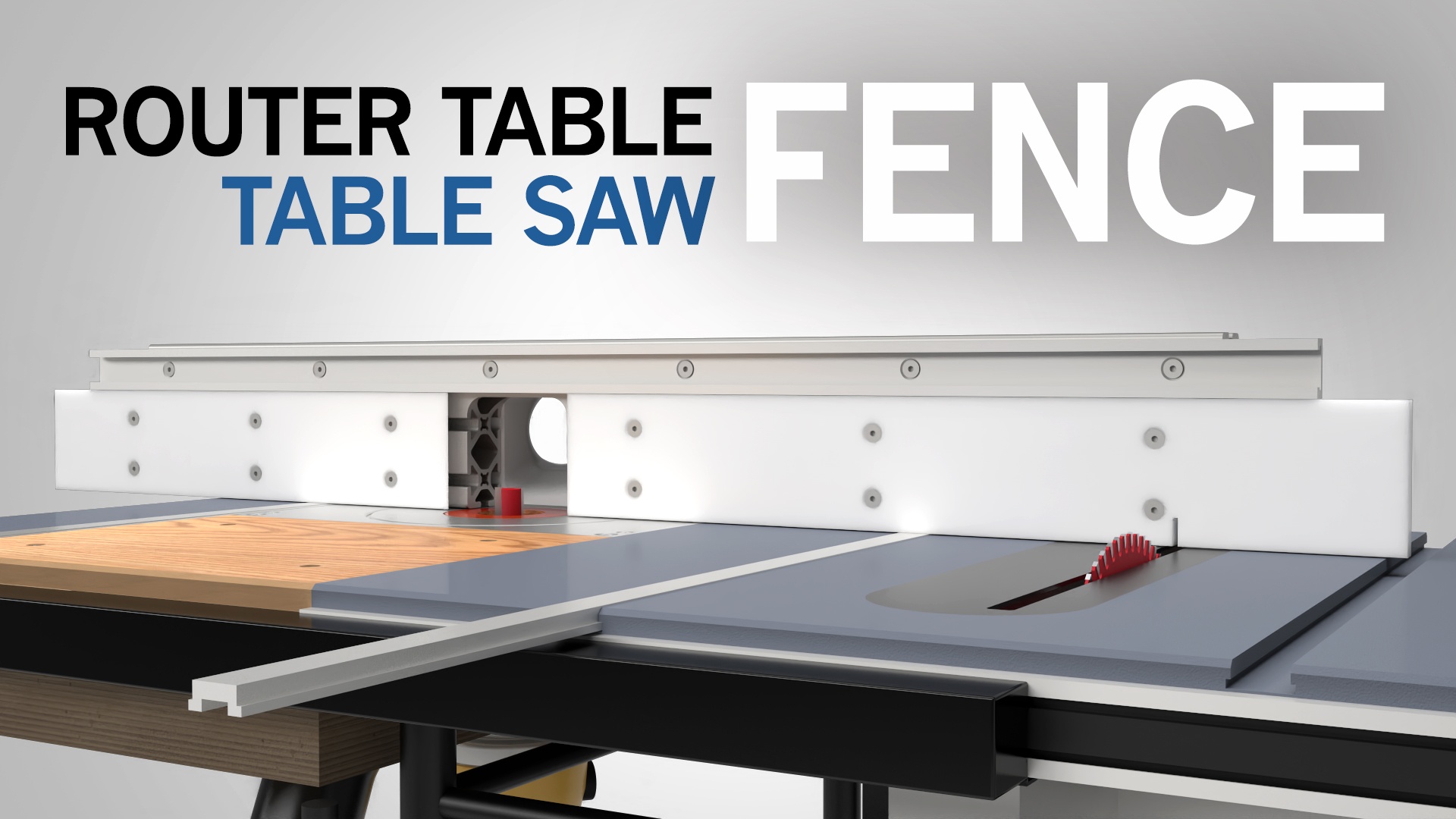 Portable Table Saw with Router Table and Fence Upgrade